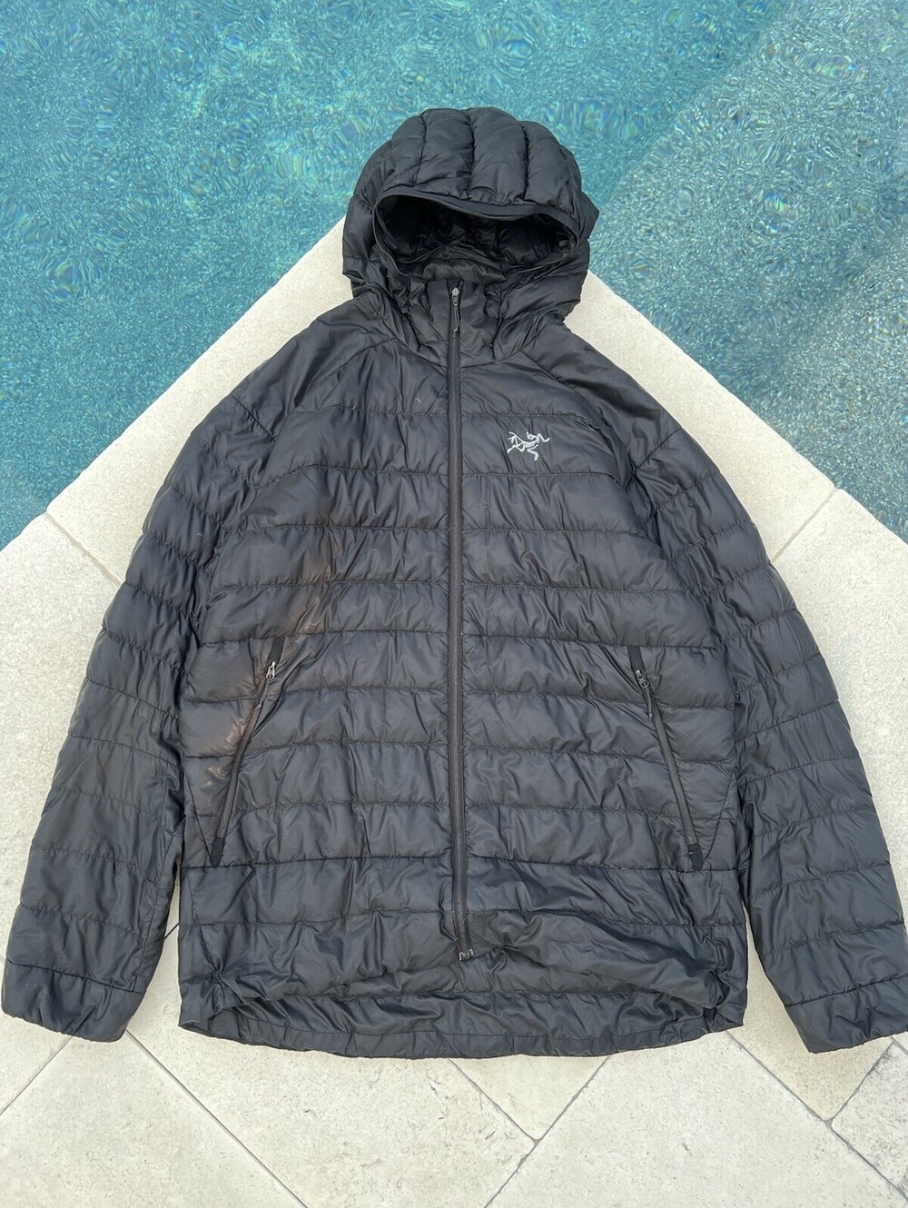 Arcteryx Men's Size XL Cerium LT Hoody Puffer Jacket Down Insulated Black Winter